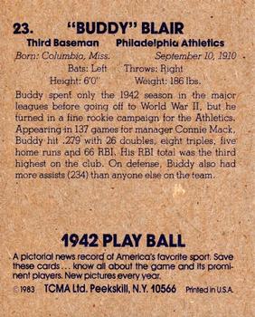 1983 TCMA 1942 Play Ball #23 