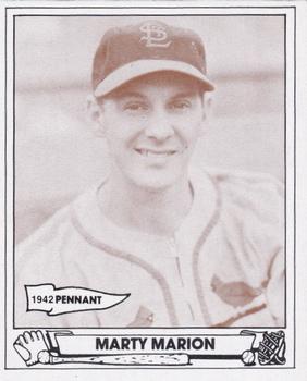 1983 TCMA 1942 Play Ball #27 Marty Marion Front