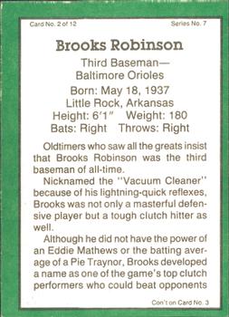 1983 ASA The Brooks Robinson Story #2 Brooks Robinson / Tito Francona / Bob Hale Back