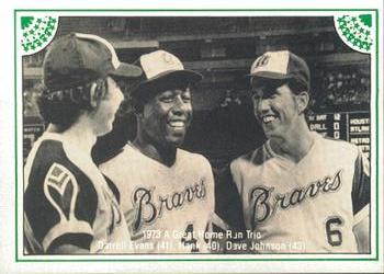 1983 ASA The Hank Aaron Story #12 Hank Aaron / Darrell Evans / Dave Johnson Front