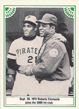 1983 ASA The Willie Mays Story #11 Willie Mays / Roberto Clemente Front