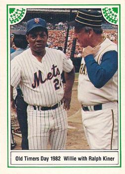1983 ASA The Willie Mays Story #12 Willie Mays / Ralph Kiner Front