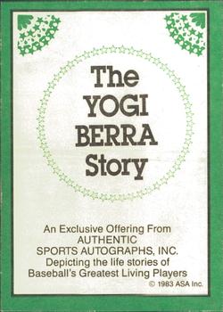 1983 ASA The Yogi Berra Story #NNO Yogi Berra Back