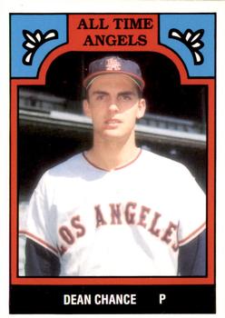 1986 TCMA All-Time California Angels - Color #9-ANG Dean Chance Front