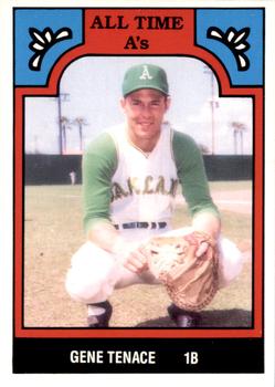 1986 TCMA All-Time Oakland Athletics - Color #1-ATH Gene Tenace Front