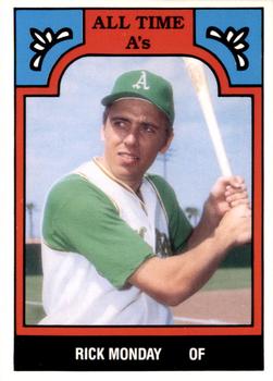 1986 TCMA All-Time Oakland Athletics - Color #6-ATH Rick Monday Front