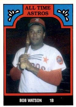 1986 TCMA All-Time Houston Astros #1-AST Bob Watson Front