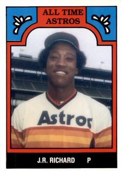 1986 TCMA All-Time Houston Astros #9-AST J.R. Richard Front