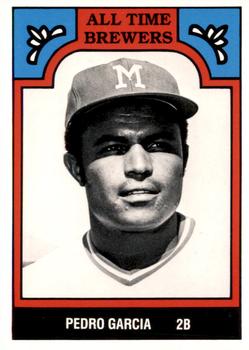 1986 TCMA All-Time Milwaukee Brewers - Color #2-BRE Pedro Garcia Front