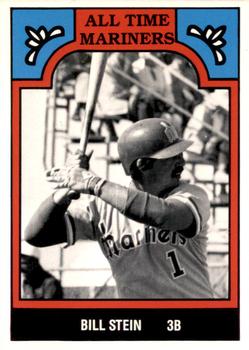 1986 TCMA All-Time Seattle Mariners - Color #4-MAR Bill Stein Front