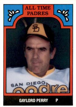 1986 TCMA All-Time San Diego Padres - Color #9-PAD Gaylord Perry Front