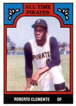1986 TCMA All-Time Pittsburgh Pirates - Color #7-PIR Roberto Clemente Front