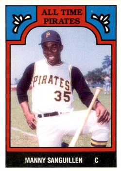1986 TCMA All-Time Pittsburgh Pirates - Color #8-PIR Manny Sanguillen Front