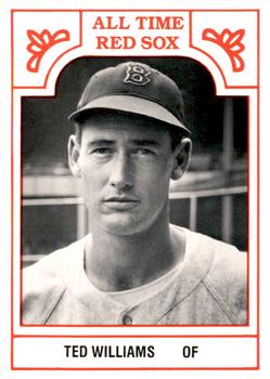1986 TCMA All-Time Boston Red Sox #8BRS Ted Williams Front