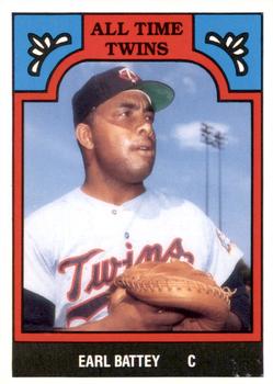 1986 TCMA All-Time Minnesota Twins - Color #8-TWI Earl Battey Front