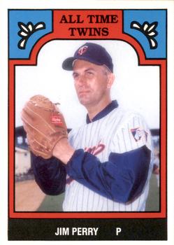 1986 TCMA All-Time Minnesota Twins - Color #9-TWI Jim Perry Front