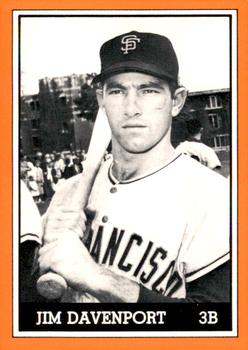 1981 TCMA 1962 San Francisco Giants #013 Jim Davenport Front