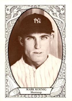 1979 TCMA 1927 New York Yankees #4 Mark Koenig Front