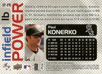 2008 Upper Deck - Infield Power #IP-PK Paul Konerko Back