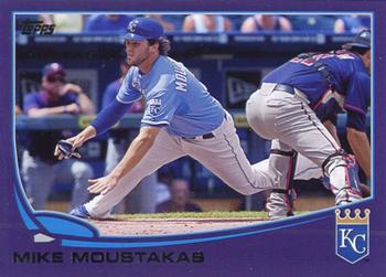 2013 Topps - Purple #100 Mike Moustakas Front