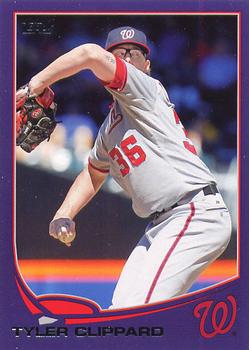 2013 Topps - Purple #136 Tyler Clippard Front