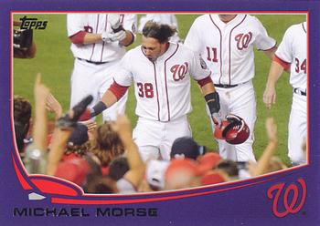 2013 Topps - Purple #138 Mike Morse Front