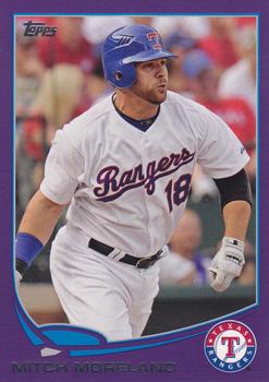 2013 Topps - Purple #18 Mitch Moreland Front