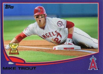 2013 Topps - Purple #27 Mike Trout Front