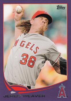 2013 Topps - Purple #36 Jered Weaver Front