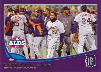 2013 Topps - Purple #42 Detroit Tigers Front