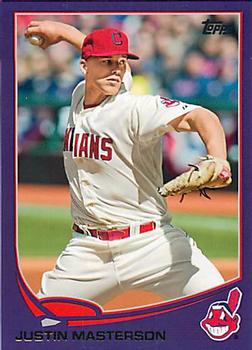 2013 Topps - Purple #63 Justin Masterson Front