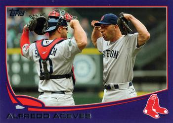 2013 Topps - Purple #91 Alfredo Aceves Front