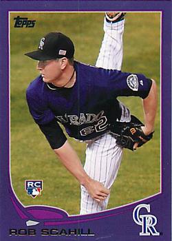 2013 Topps - Purple #185 Rob Scahill Front