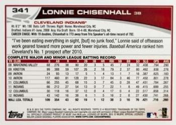 2013 Topps - Purple #341 Lonnie Chisenhall Back