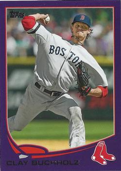 2013 Topps - Purple #503 Clay Buchholz Front