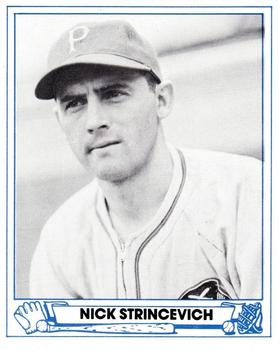 1983 TCMA 1944 Play Ball #28 Nick Strincevich Front