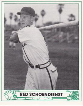 1984 TCMA 1946 Play Ball #24 Red Schoendienst Front
