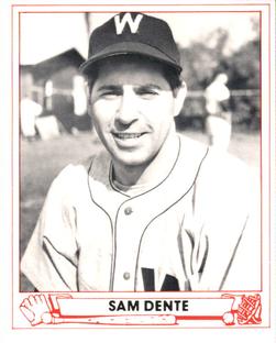 1985 TCMA 1949 Play Ball #35 Sam Dente Front