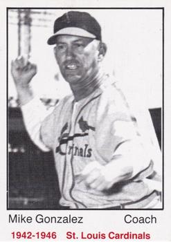 1983 TCMA 1942-46 St. Louis Cardinals #29 Mike Gonzalez Front