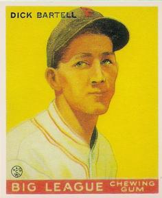 1983 Galasso 1933 Goudey Reprint #28 Dick Bartell Front