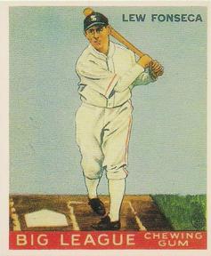 1983 Galasso 1933 Goudey Reprint #43 Lew Fonseca Front