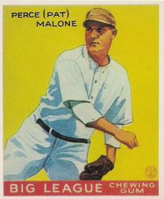 1983 Galasso 1933 Goudey Reprint #55 Pat Malone Front