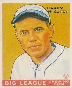 1983 Galasso 1933 Goudey Reprint #170 Harry McCurdy Front