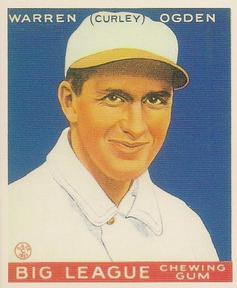 1983 Galasso 1933 Goudey Reprint #174 Curly Ogden Front