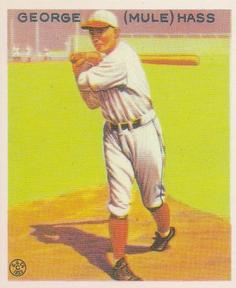 1983 Galasso 1933 Goudey Reprint #219 Mule Haas Front