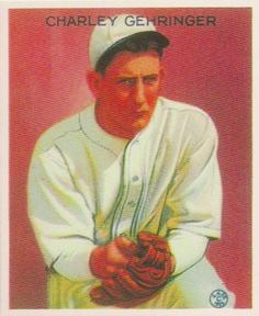 1983 Galasso 1933 Goudey Reprint #222 Charlie Gehringer Front
