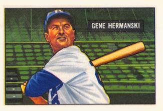 1986 Card Collectors 1951 Bowman (Reprint) #55 Gene Hermanski Front