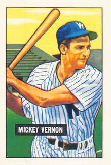 1986 Card Collectors 1951 Bowman (Reprint) #65 Mickey Vernon Front