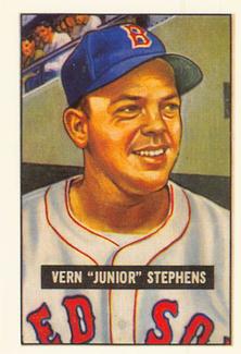 1986 Card Collectors 1951 Bowman (Reprint) #92 Vern Stephens Front