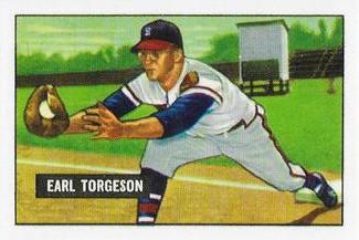 1986 Card Collectors 1951 Bowman (Reprint) #99 Earl Torgeson Front